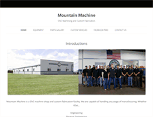 Tablet Screenshot of mountainmachine.net